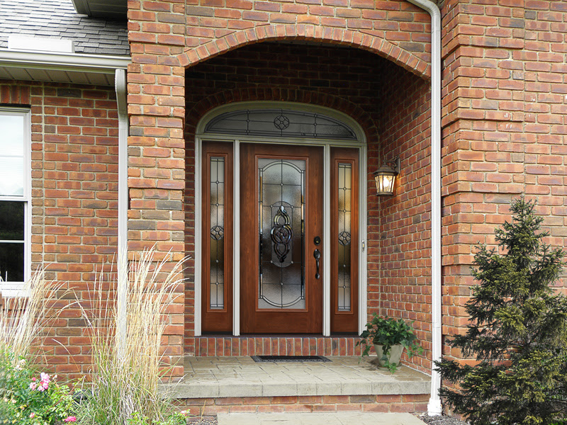 front door of home by Window Source West Texas